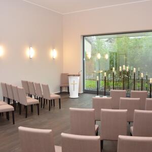 Einblicke in den Trauerraum